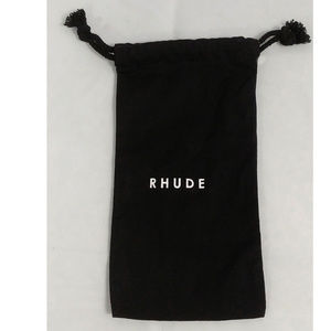 New RHUDE black drawstring bag great for sunglasses